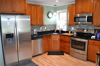 Kitchen with new stainless steel...