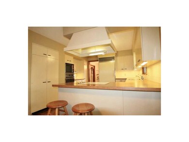 Breakfast Bar. Kitchen with built in stove top, do