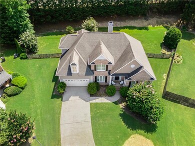 View from above of property