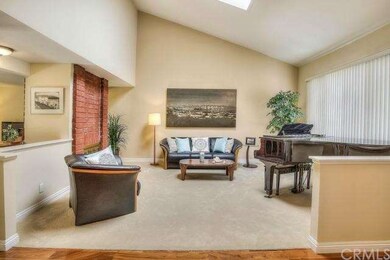 Notice the fresh two tone paint, high ceilings and