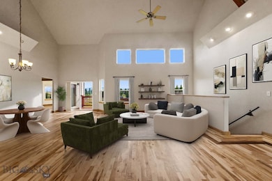 Vaulted Great Room - Virtual Staging