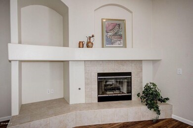 Gas Fireplace with Hearth & Niches