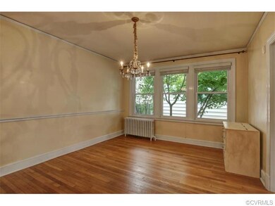 Dining Room with picture and chair moldings.  Hard