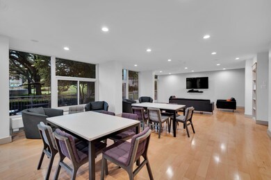 Dining room with light wood-type flooring