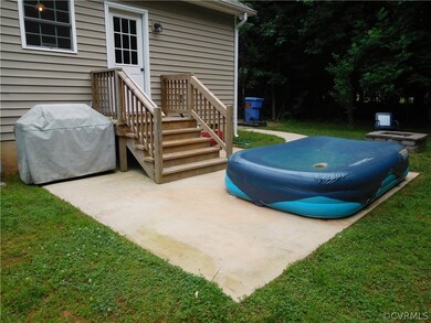 Rear patio
