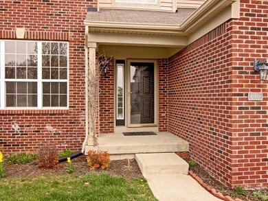 Entry. A welcoming front porch for greeting guests!  Great place to display holiday dcor or put out some potted plants for a punch of color!