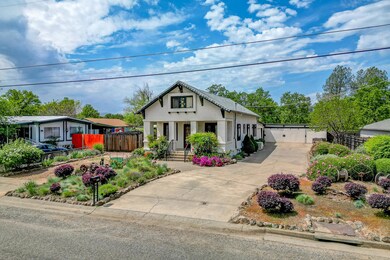 Concrete paved driveway