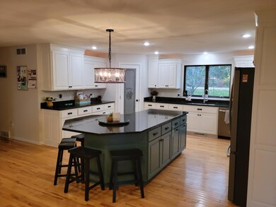 Huge open concept kitchen