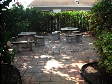Courtyard for picnic and morning coffee.