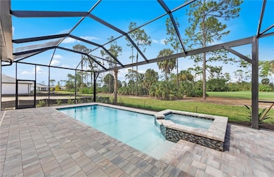 Custom pool/spa with golf course views!
