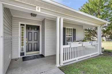 Spacious covered front porch