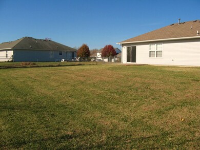 backyard--facing NW