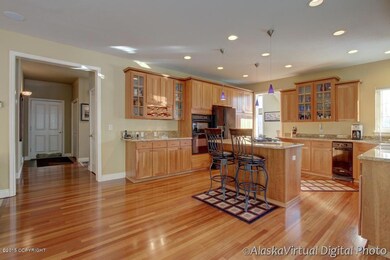 Cherry floors & cabinetry