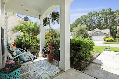 Relaxing front porch