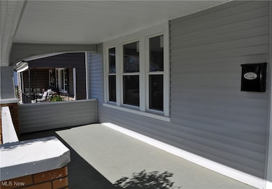 View of wooden porch