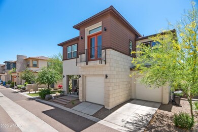 Two car garage with long driveway