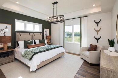 Make your owner's suite an oasis to relax.  (Photos of model, colors and materials will vary in actual home.)