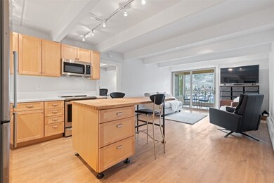 Kitchen and living room