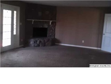 Family room with fireplace