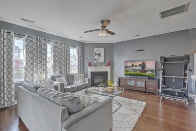 family room from the kitchen