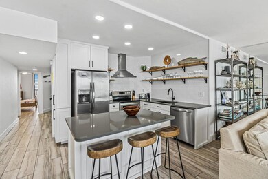 Remodeled open kitchen