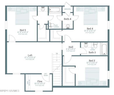 Vacherie A - Second Floor