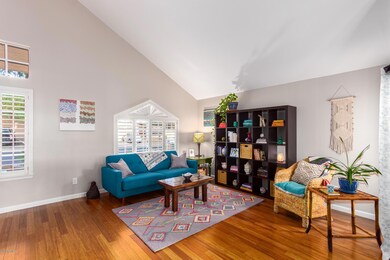 Vaulted ceilings as you enter.