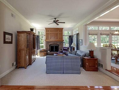 Family Room. Family Room features a gas fireplace.