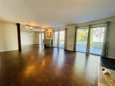 View from Family Room to Dinning Room Facing Back 
