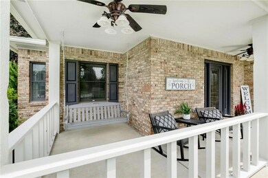 Beautiful covered wrap around front porch
