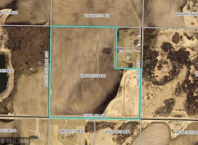 Aerial view of the parcel.