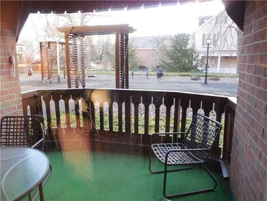 Exterior Back. Patio off the livingroom opens to c