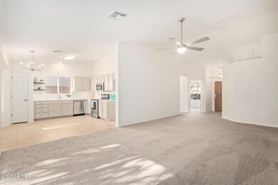 Updated kitchen and family room