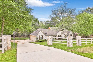 Country acreage living just 3 minutes from I-45 and 15 mins to The Woodlands