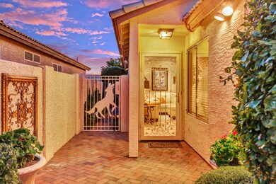 Warm, inviting entry to front or back.