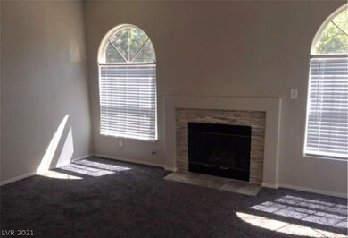 Large Great Room- New carpet and stone surround fi