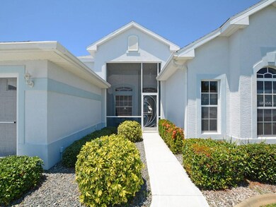 Entry to front door, screened porch-