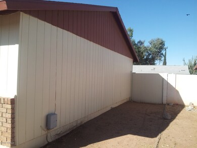 West side of house