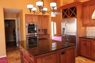 Kitchen looking towards the laundry room