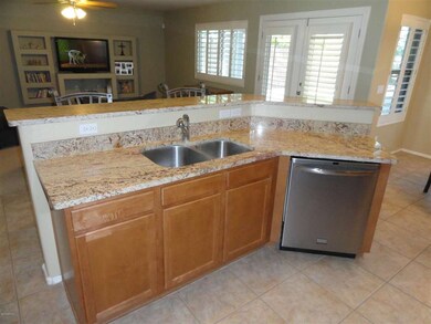 Kitchen Island to Family Room