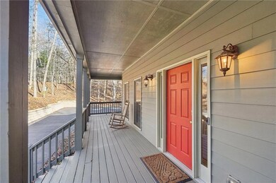 Deck with a porch