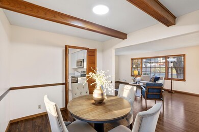 Main level: dining room