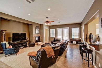Family Room with Fireplace
