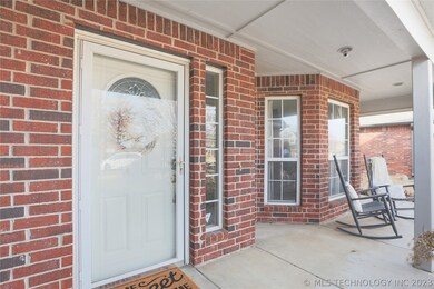 Wonderfully shaded front porch