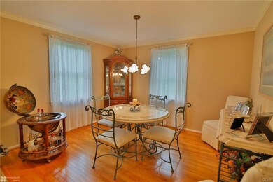 Spacious Dining Room with Hardwood Floors