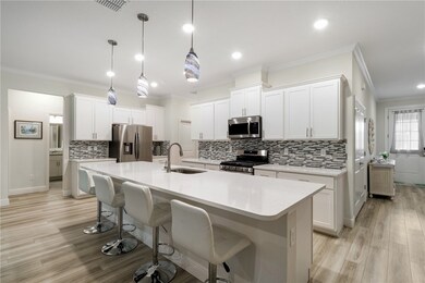 The kitchen has soft close cabinets; ceramic backs