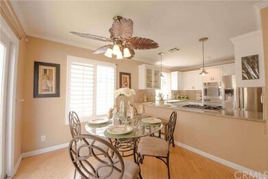 Large dining room/space off of the kitchen with op