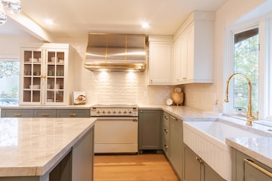 6- Kitchen- Brass Rohl Kitchen Faucet