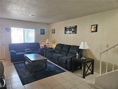 Tile flooring in the living areas and baths