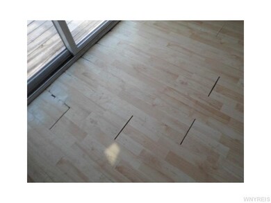 Kitchen damaged kitchen floor